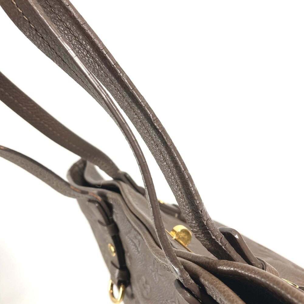 LOUIS VUITTON Authentic Brown Monogram Leather Shoulder Bag - Picture 12 of 16